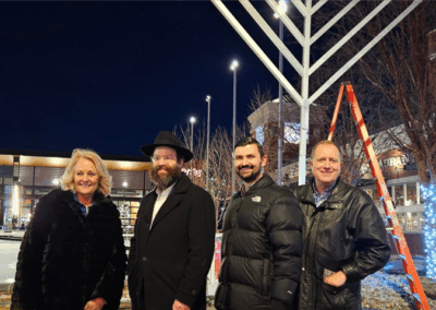 Avenue Menorah Lighting, 2023